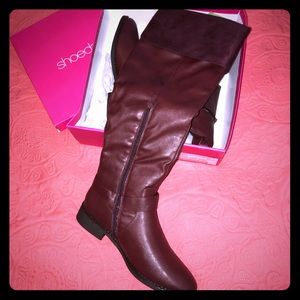 NIB OTK Bordeaux Boots!!  🔥